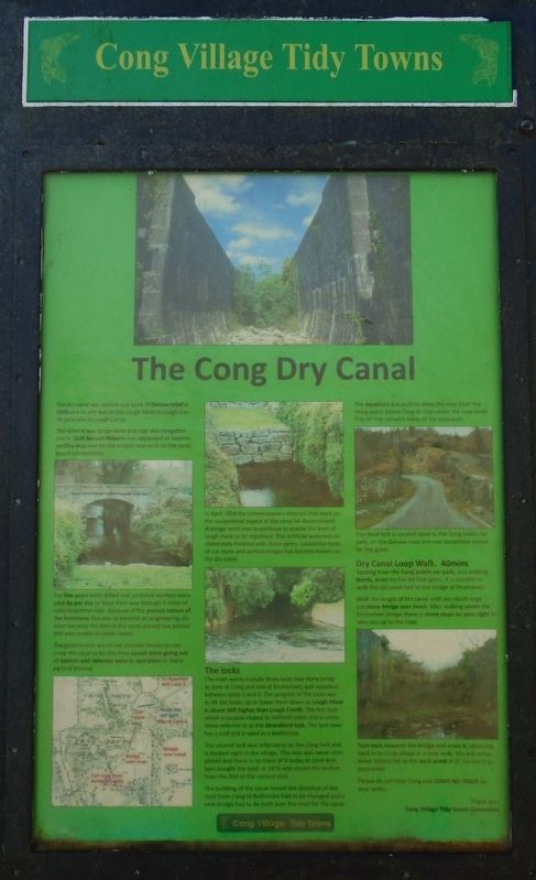 The Cong Dry Canal Marker. Click for full size. The Cong Dry Canal Marker image. Click for full size.