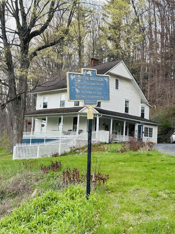 Cantine Mansion Marker image. Click for full size.