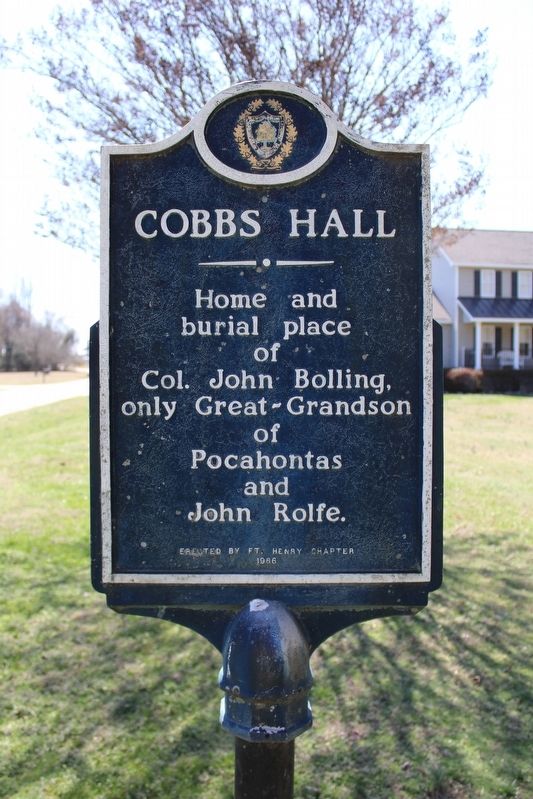 Cobbs Hall Historical Marker