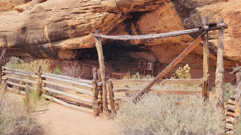 The view of the Cowboy Camp along the trail. Click for full size. The view of the Cowboy Camp along the trail image. Click for full size.
