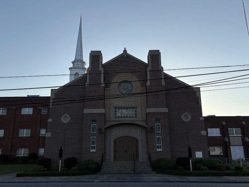 The First Baptist Church / Pastors of The First Baptist Church Piedmont, Alabama Marker image. Click for full size.