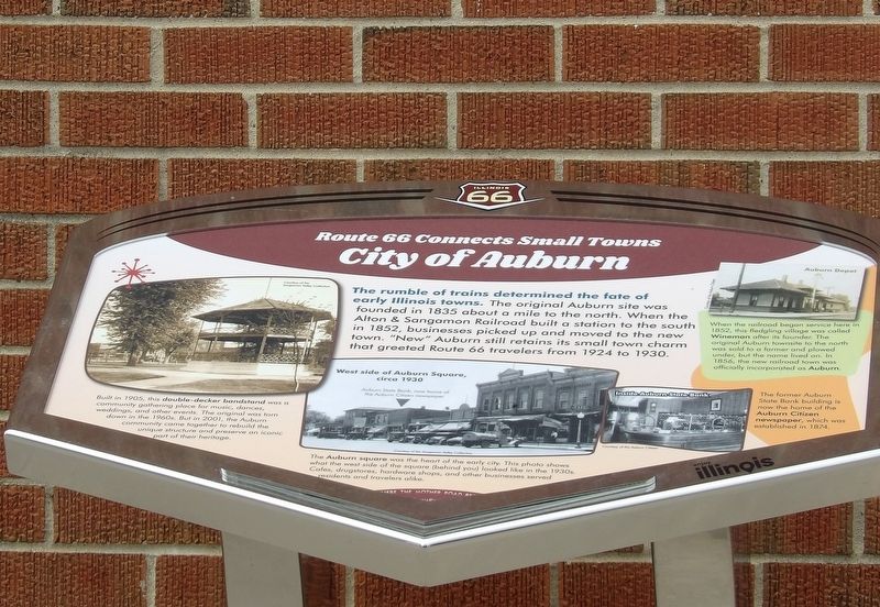 City of Auburn Marker. Click for full size. City of Auburn Marker image. Click for full size.
