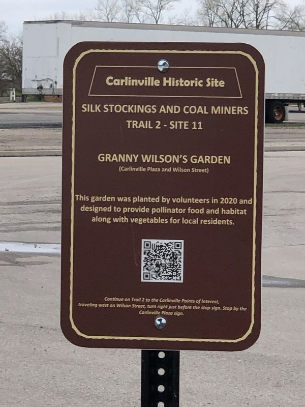 Granny Wilson's Garden Marker. Click for full size. Granny Wilson's Garden Marker image. Click for full size.