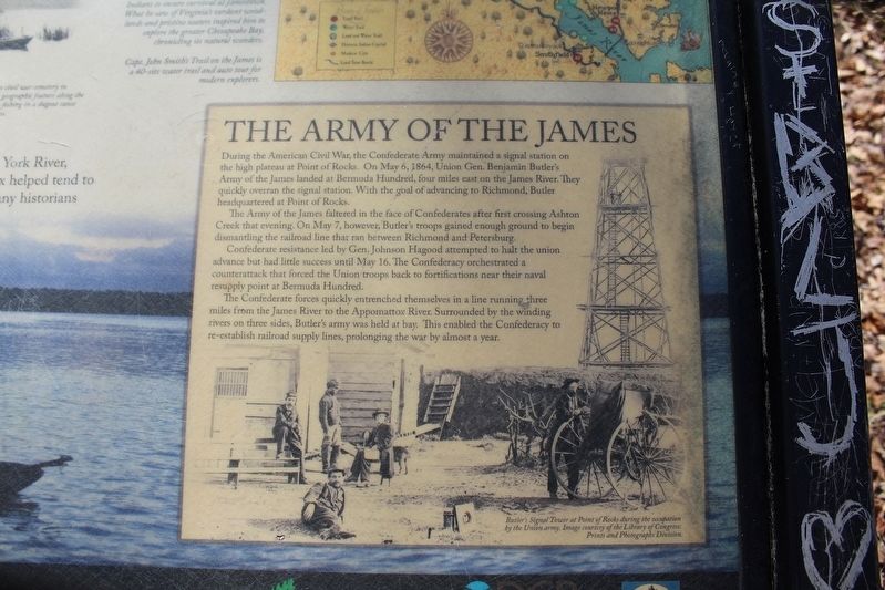 Appomattox Overlook Marker. Click for full size. Appomattox Overlook Marker image. Click for full size.