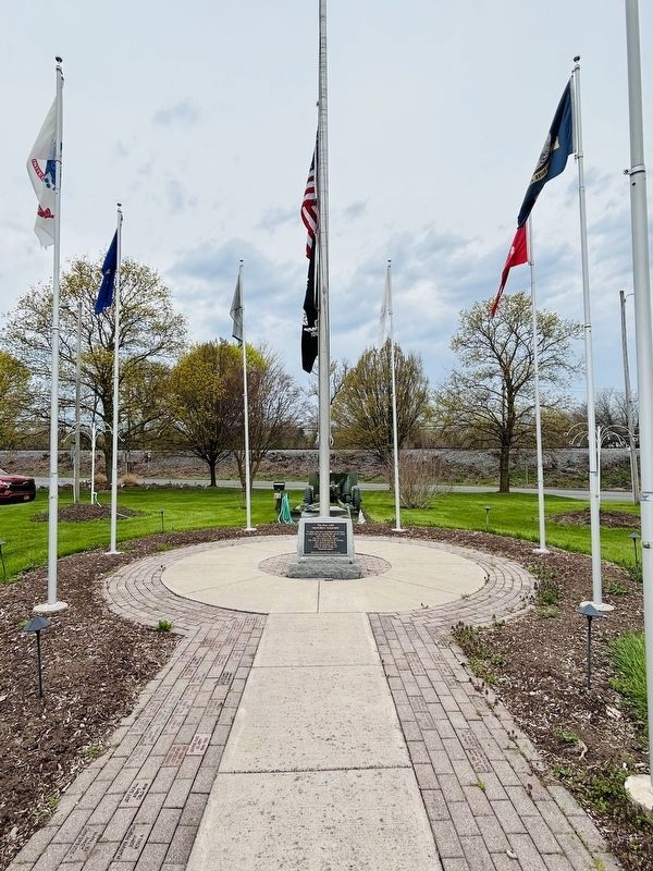 The Post #457 Memorial Walkway and Marker image. Click for full size.