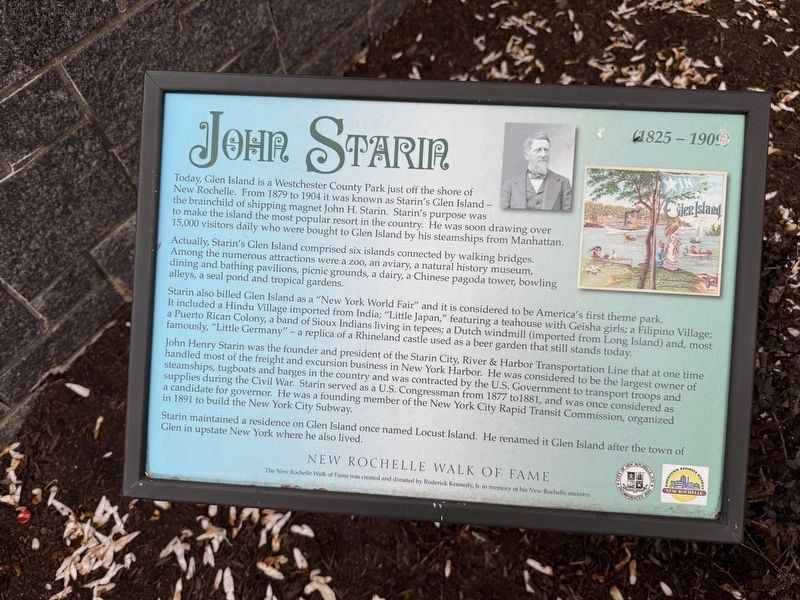 John Starin Marker. Click for full size. John Starin Marker image. Click for full size.