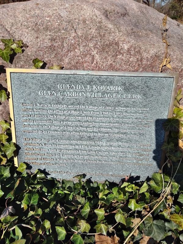 Glenda J. Kovarik Marker image. Click for full size.