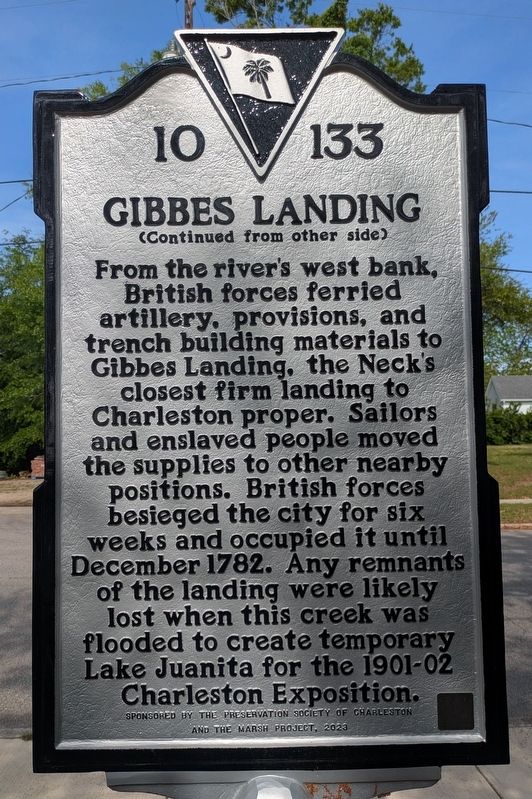 Gibbes Landing Marker image. Click for full size.