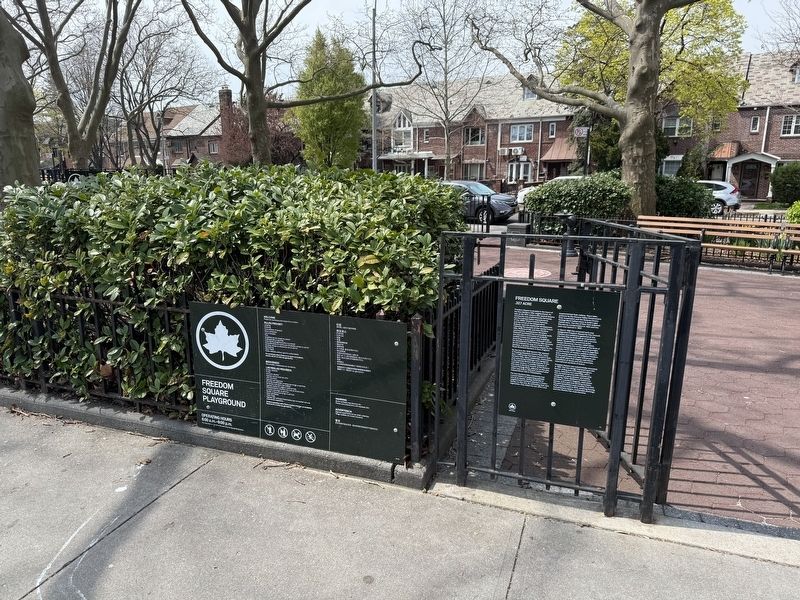 Freedom Square Marker image. Click for full size.