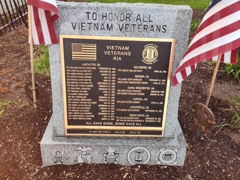 To Honor All Vietnam Veterans Marker image. Click for full size.