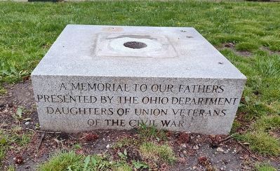 Civil War Memorial Marker. Click for full size. Civil War Memorial Marker image. Click for full size.