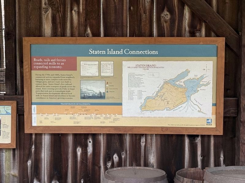 Staten Island Connections Marker image. Click for full size.