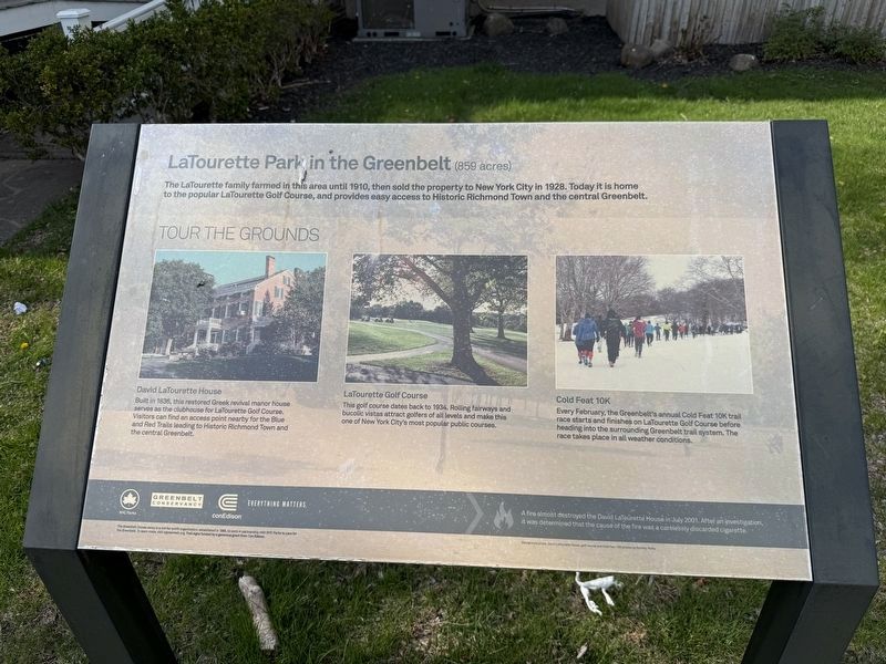 LaTourette Park in the Greenbelt Marker image. Click for full size.