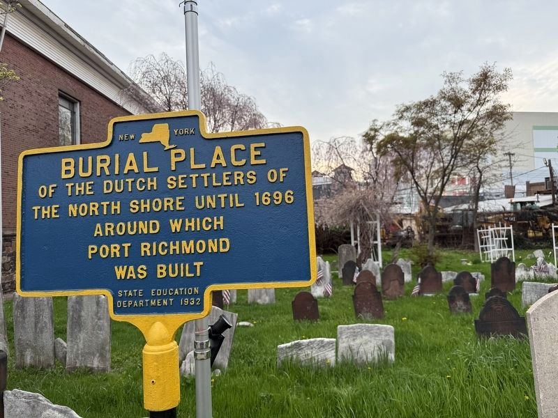 Burial Place Marker. Click for full size. Burial Place Marker image. Click for full size.