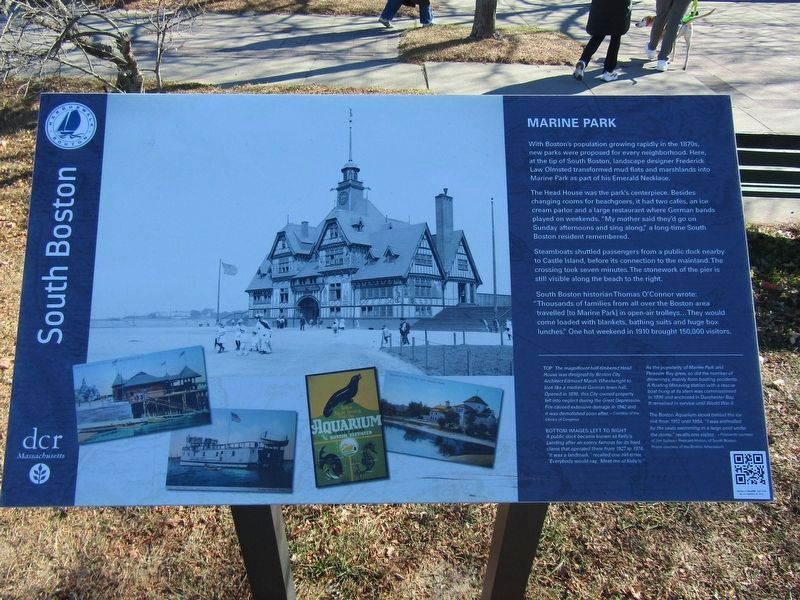 Marine Park Marker image. Click for full size.