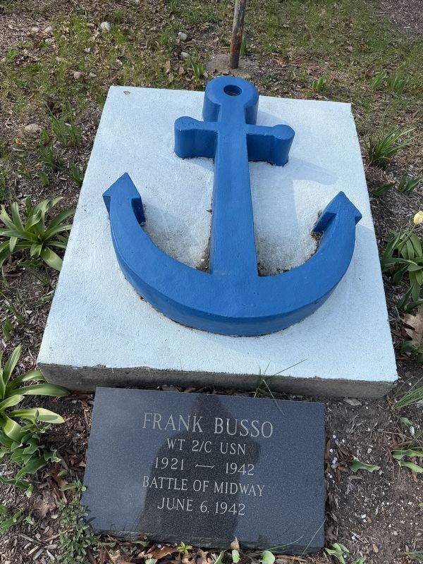 Frank Busso Memorial Marker image. Click for full size.