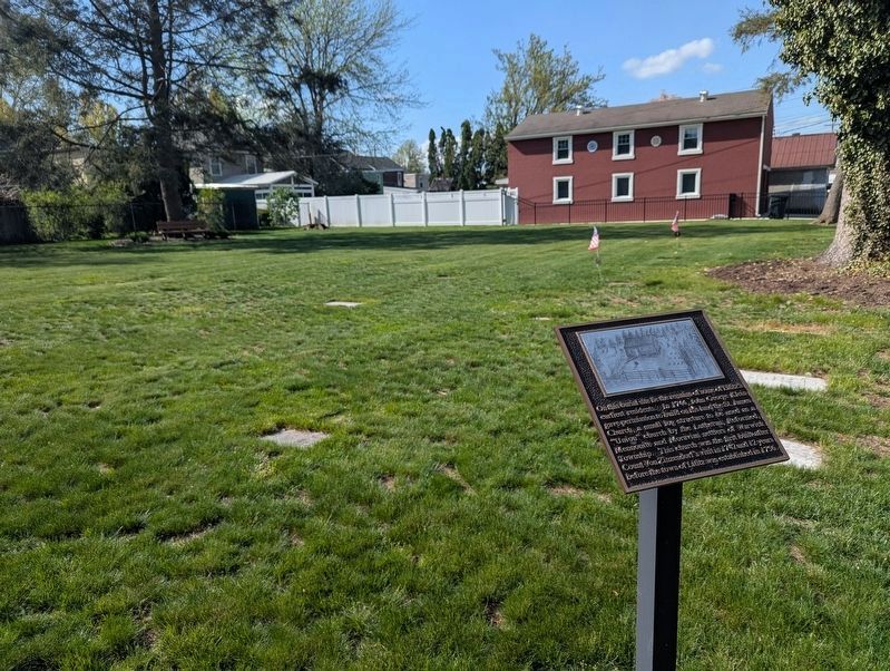 Early Lititz Burial Site Marker. Click for full size. Early Lititz Burial Site Marker image. Click for full size.