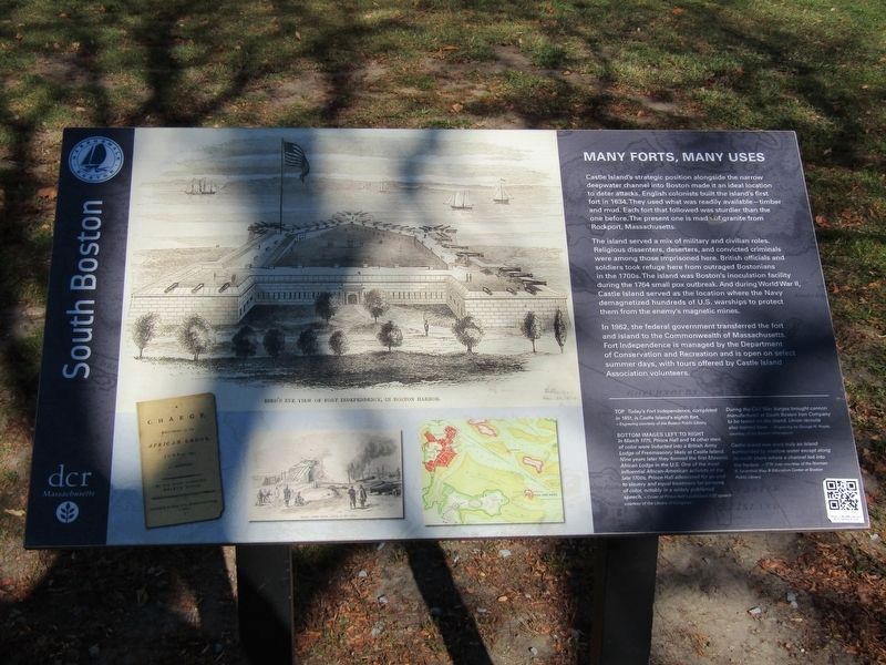 Many Forts, Many Uses Marker. Click for full size. Many Forts, Many Uses Marker image. Click for full size.