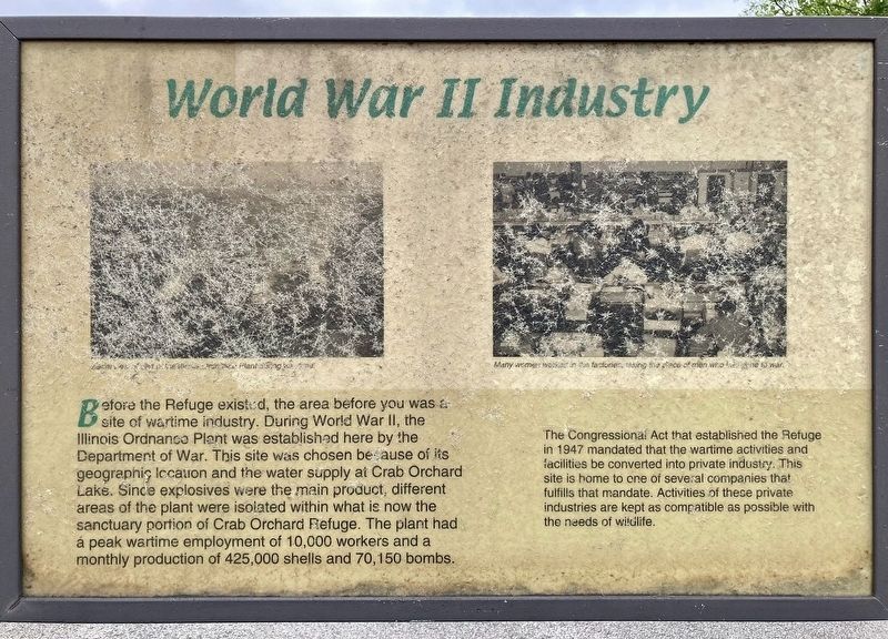 World War II Industry Marker. Click for full size. World War II Industry Marker image. Click for full size.