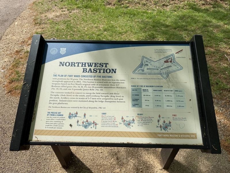 Northwest Bastion Marker image. Click for full size.