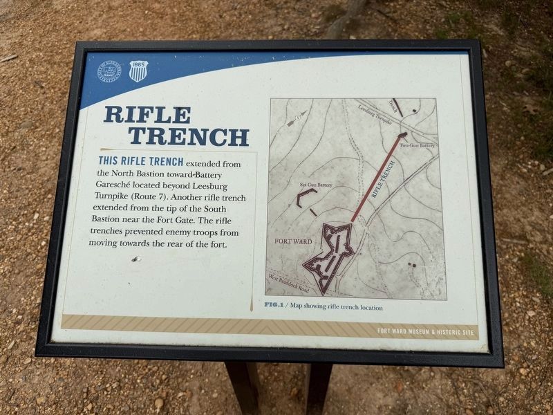 Rifle Trench Marker. Click for full size. Rifle Trench Marker image. Click for full size.
