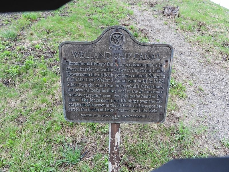 Welland Ship Canal Marker. Click for full size. Welland Ship Canal Marker image. Click for full size.