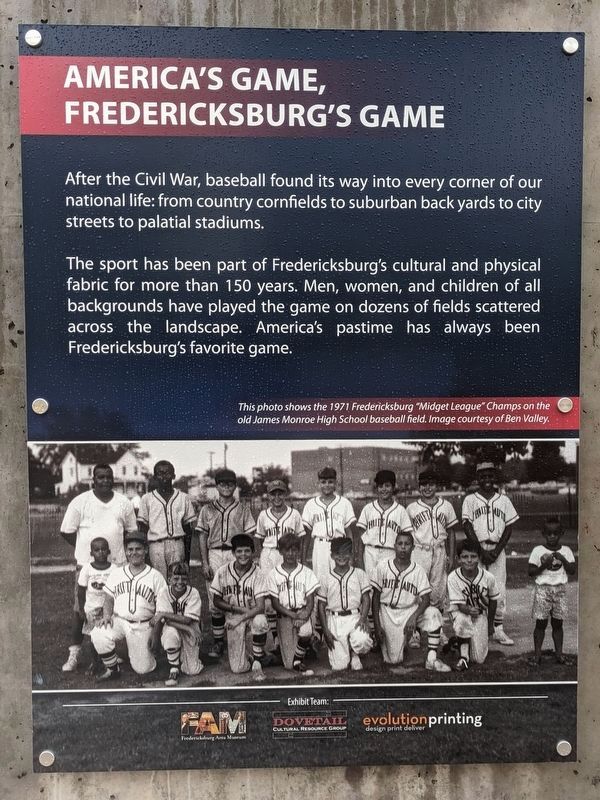America's Game, Fredericksburg's Game image. Click for full size.