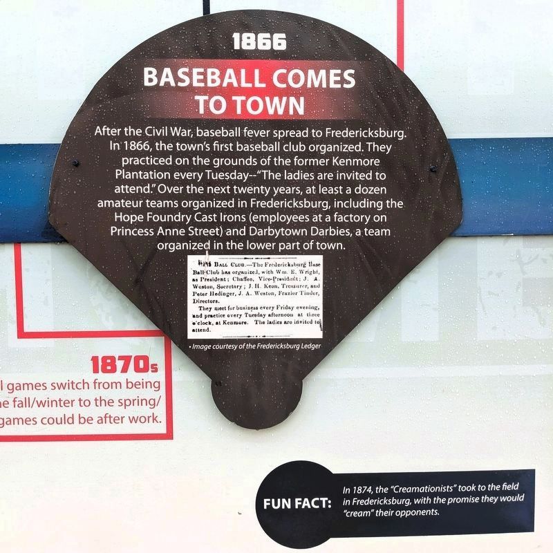 1866 Baseball Comes To Town image. Click for full size.