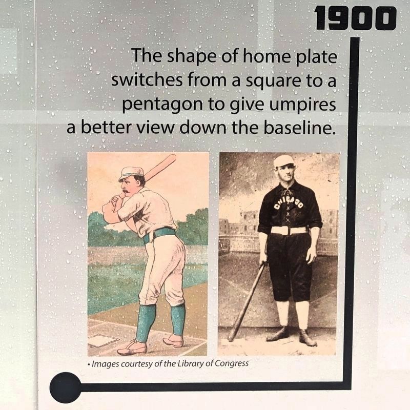 1900 shape of home plate image. Click for full size.
