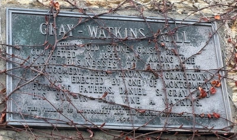 Gray-Watkins Mill Marker. Click for full size. Gray-Watkins Mill Marker image. Click for full size.
