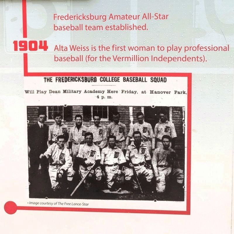 1904 Fredericksburg Amateur All-Stars image. Click for full size.