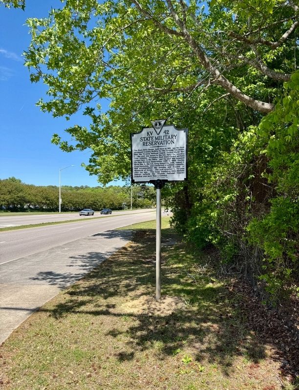 State Military Reservation Marker image. Click for full size.
