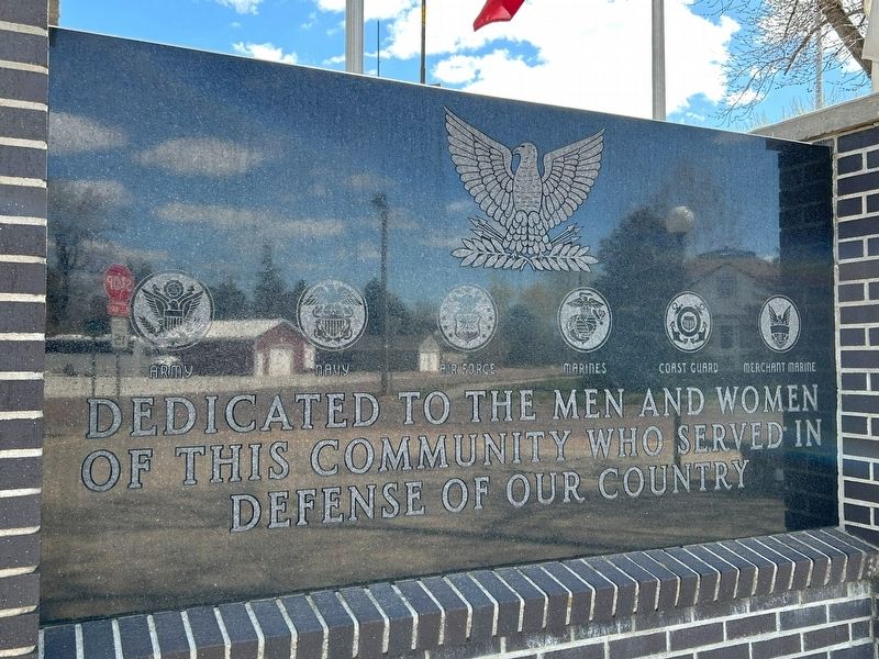 Platte Community Veterans Memorial Marker. Click for full size. Platte Community Veterans Memorial Marker image. Click for full size.