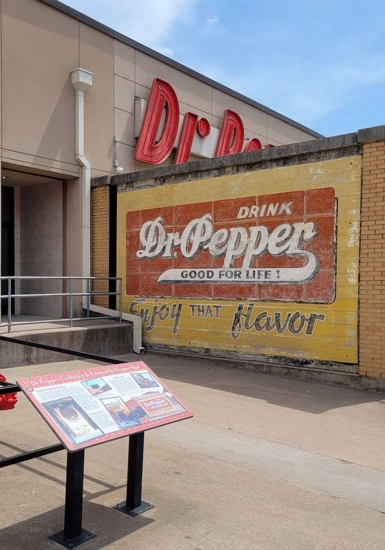 The Painted Dr Pepper Sign and Marker image. Click for full size.