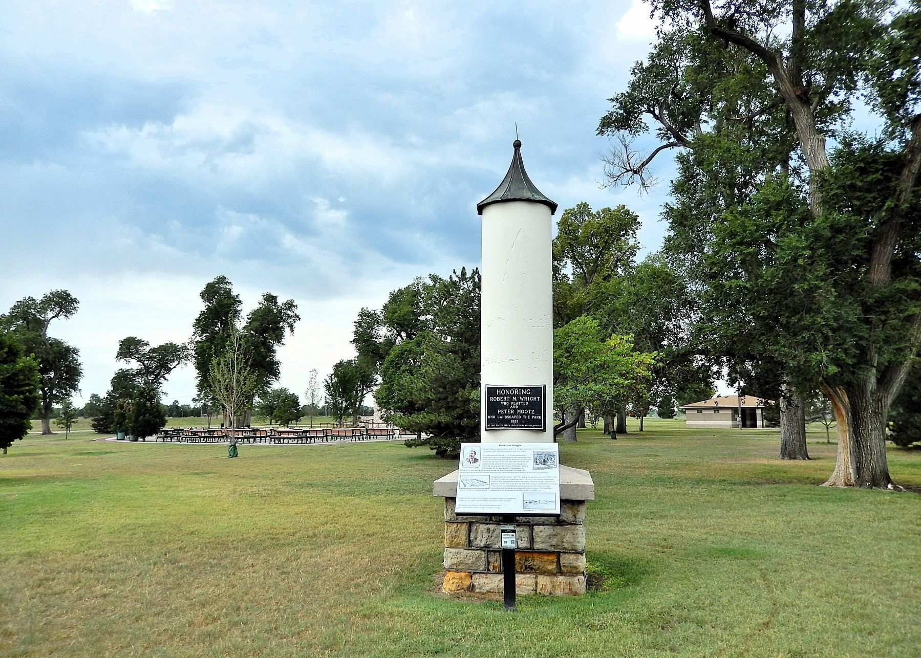 Robert M. Wright Marker. Click for full size. Robert M. Wright Marker image. Click for full size.