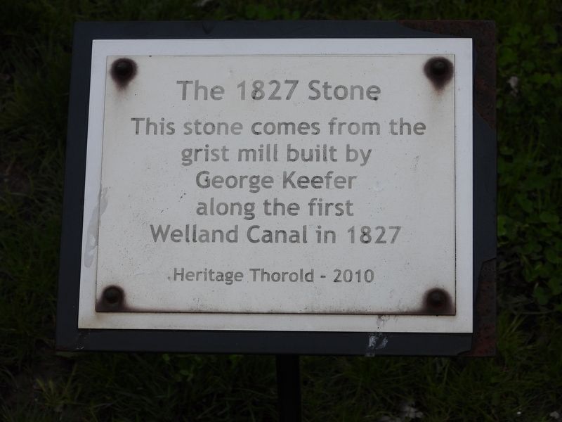 The 1827 Stone Marker. Click for full size. The 1827 Stone Marker image. Click for full size.