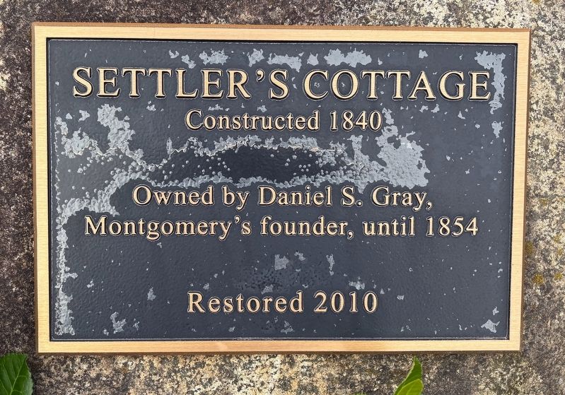 Settler's Cottage Marker. Click for full size. Settler's Cottage Marker image. Click for full size.