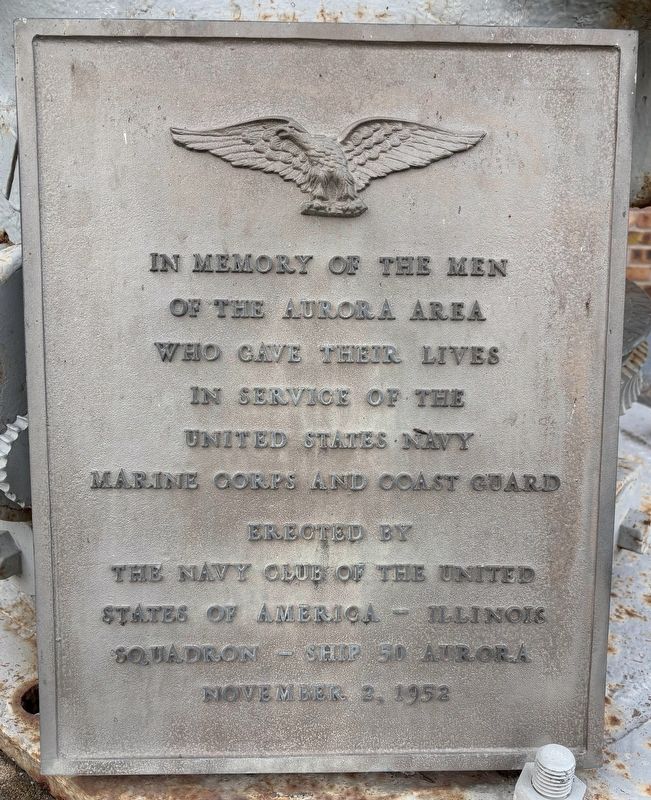 Navy, Marine and Coast Guard Memorial Marker. Click for full size. Navy, Marine and Coast Guard Memorial Marker image. Click for full size.