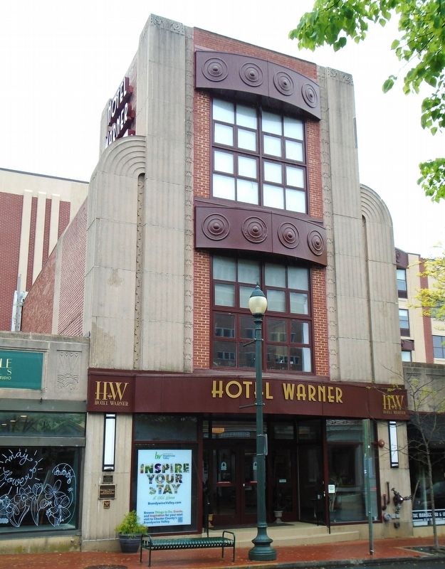 Warner Theater Markers image. Click for full size.