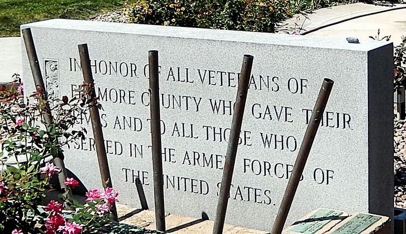 Fillmore County Veterans Memorial (<i>south side</i>). Click for full size. Fillmore County Veterans Memorial (<i>south side</i>) image. Click for full size.