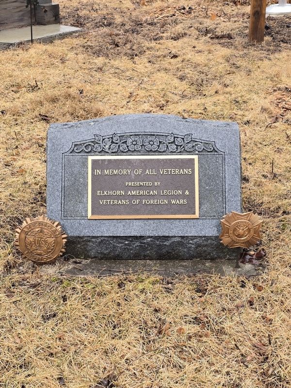 Hazel Ridge Cemetery Veterans Memorial image. Click for full size.