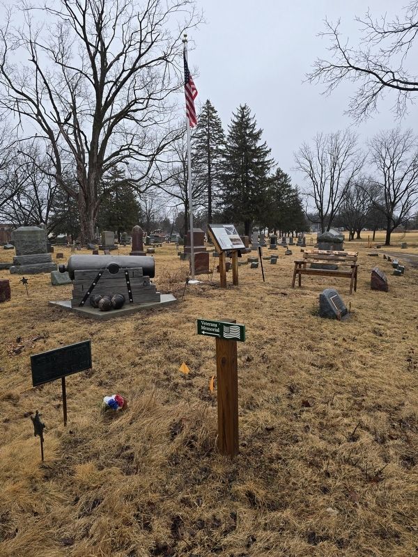 Hazel Ridge Cemetery Veterans Memorial image. Click for full size.
