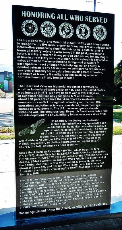 Honoring All Who Served (<i>left panel</i>). Click for full size. Honoring All Who Served (<i>left panel</i>) image. Click for full size.
