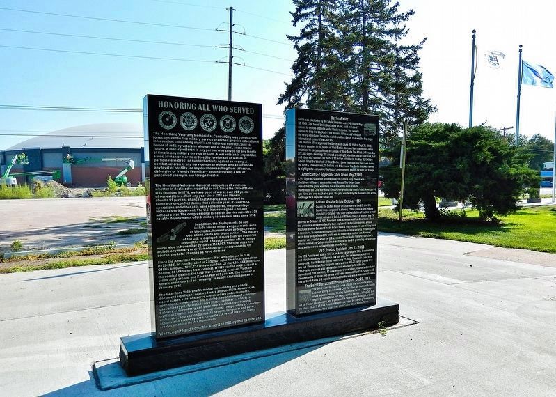 Honoring All Who Served Marker. Click for full size. Honoring All Who Served Marker image. Click for full size.