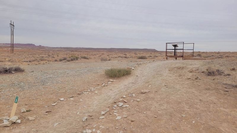 The view of the Crocodile Slide Marker along the trail. Click for full size. The view of the Crocodile Slide Marker along the trail image. Click for full size.