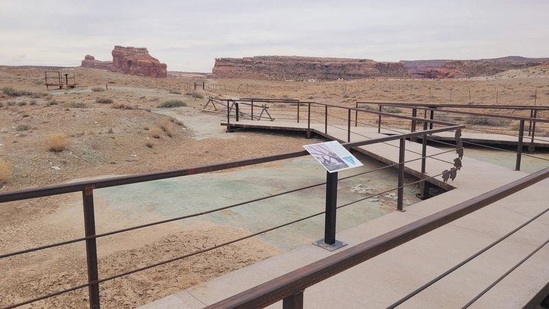 The view of the Algae and Marker along the trail. Click for full size. The view of the Algae and Marker along the trail image. Click for full size.