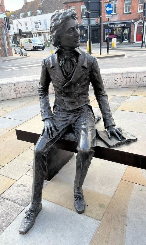 John Keats Statue image. Click for full size.