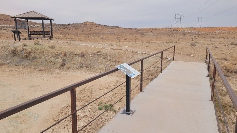 The view of the Geology Marker along the trailway. Click for full size. The view of the Geology Marker along the trailway image. Click for full size.