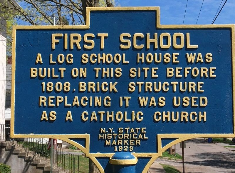 First School Marker. Click for full size. First School Marker image. Click for full size.