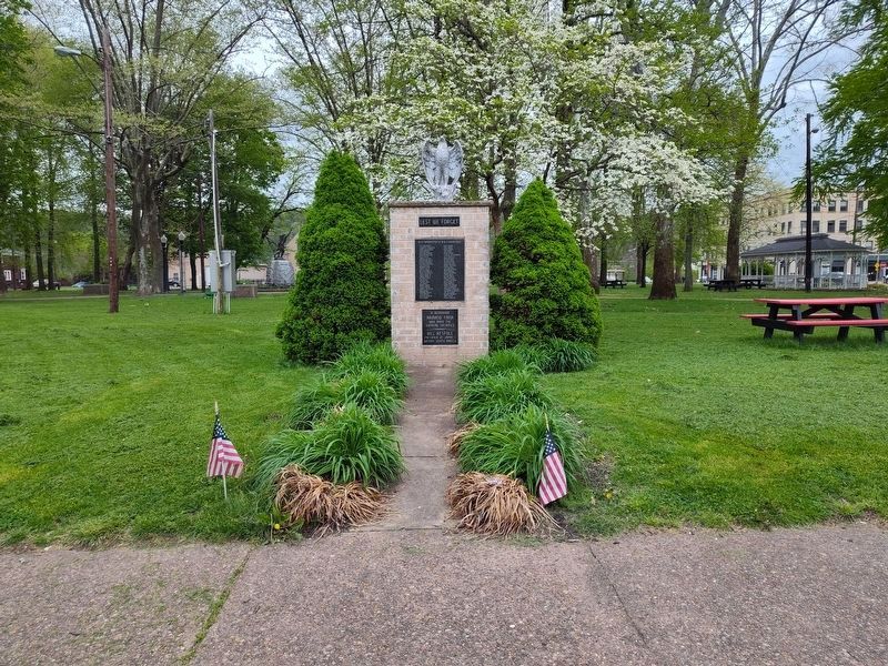 West Washington Street World War II Honor Roll Marker. Click for full size. West Washington Street World War II Honor Roll Marker image. Click for full size.